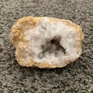 Whole Moroccan white quartz Crystal druzy piece